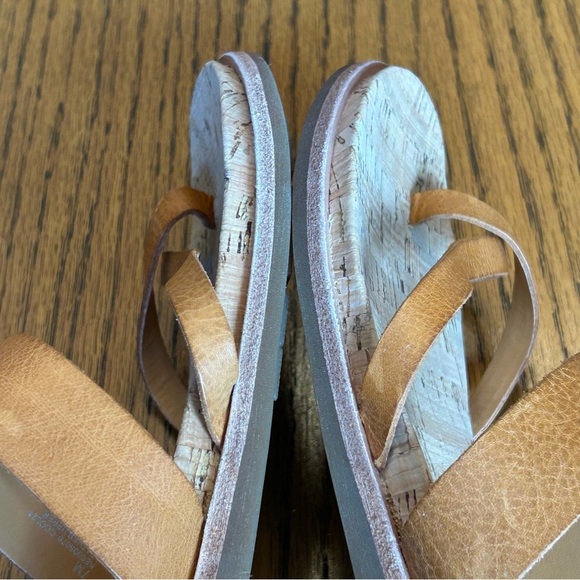 Kork-Ease Tan Leather Cork Sandals Size 7 - Picture 9 of 9